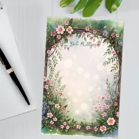 Charming Blooming Branches with Dreamy Lights Stationery