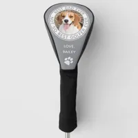 Dog Best Dad Ever Gray Funny Photo Golf Head Cover