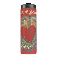 Heart the Beat: Doodles for Music Lovers: Red Thermal Tumbler