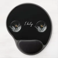 Floral sphere Desk mat  Gel Mouse Pad