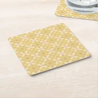 Paper Coaster - Woven Lattice Three Shades