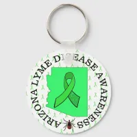 Arizona Lyme Disease Awareness Key Chain