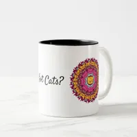 Cat Mandala Got Cats? Two-Tone Coffee Mug