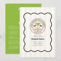Till Death Do Us Party Gothic Bachelorette Weekend Invitation