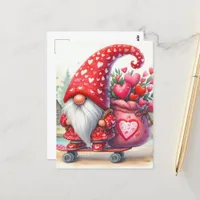 Gnome Valentine Postcard