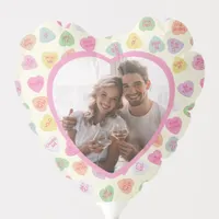 Pastel Heart Shaped Photo Balloon