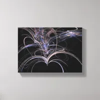 Purple Hearts Abstract Canvas Print