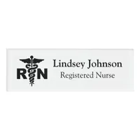 RN Nurse Name and Position Name Tag