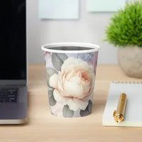 Elegant Rose Blossoms Paper Cups