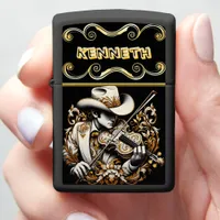 Cowboy Dreams on Strings Zippo Lighter