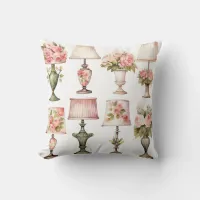 Cottage Floral Lamps Pillow