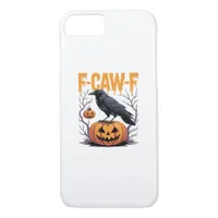 F-Caw-F Classic Halloween Raven Pumpkin Tee - Spoo iPhone 8/7 Case