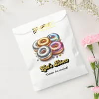 Let’s Disco Metallic Donut Birthday Party Favor Bag