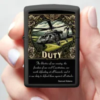 Duty: Above the Verdant Hills Zippo Lighter