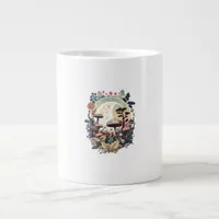 Aesthetic Goblincore And Cottagecore Mushroom Calm Giant Coffee Mug