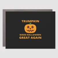 Trumpkin Make Halloween Great Again, Trumpkin Hall Car Magnet
