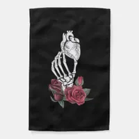 Heart The Skeleton's Hand Classic Garden Flag