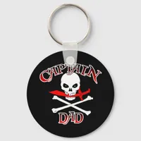 Captain Dad (Cutlass)Keychain Keychain