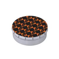 Halloween Black Skull Candy Tin