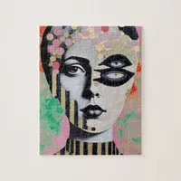 surreal abstract woman jigsaw puzzle