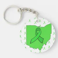 Ohio Lyme Disease Awareness 2 Sided Key Chain