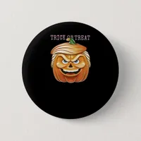 Pumpkin Donald, Funny Halloween Scary Classic Button
