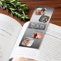 4 Photo - Happy Father’s Day Metal Theme Bookmarks