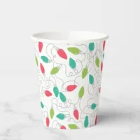 String Lights Christmas Paper Cups