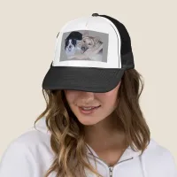 Best Friends Border Collie & German Shepherd Trucker Hat