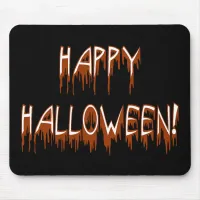 Halloween Suffering Text Mouse Pad