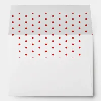 50 & Fabulous Birthday White Red Return Address Envelope