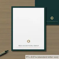 Business Logo Modern Luxury Letterhead