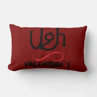 Ugh Valentine's - Was Mine on deep red | Lumbar Pillow