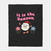 It Is The Season Christmas Fleece Blanket