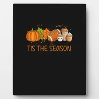 Tis The Season Football Pumpkin Spice Everything F Plaque