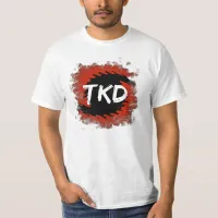 Martial Arts Red and Black TKD Hurricane T-Shirt