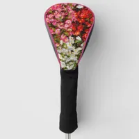 Colorful Wax Begonias Golf Head Cover