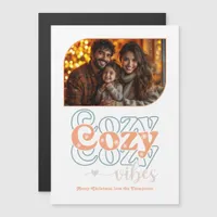 Arctic Peach Holiday Keepsake Christmas Photo