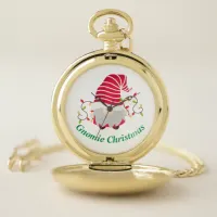 Gnomie Christmas Pocket Watch