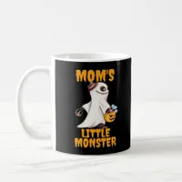 Moms Little Boo Monster Funny Graphic Coffee Mug