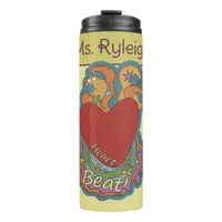 Heart the Beat: Doodles for Music Lovers: Yellow Thermal Tumbler