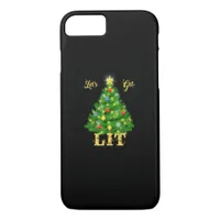 Let's Get Lit Christmas Christmas iPhone 8/7 Case