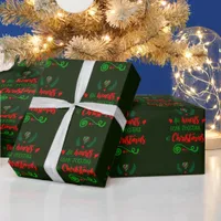 All Hearts Come Together At Christmas Holiday Wrapping Paper