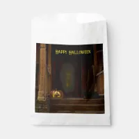 Spooky Haunted House Porch Favor Bag