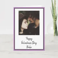 Personalized Valentine's Day Photo Card