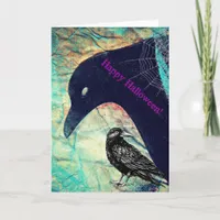 Crows for Halloween Card