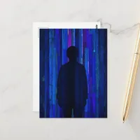 Lost in the Algorithm Blues Postcard