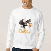 No Kings In America We The People Political Retro  Sweatshirt