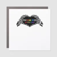 Month Skeleton Heart Hands LGBTQIA Creative Style Car Magnet