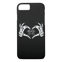 Skeletons Token Heart Hands  iPhone 8/7 Case